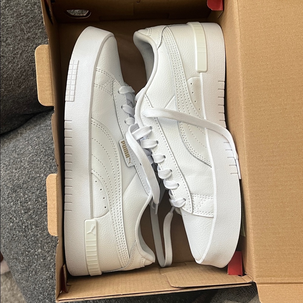 Puma Classic White Leather Sneakers